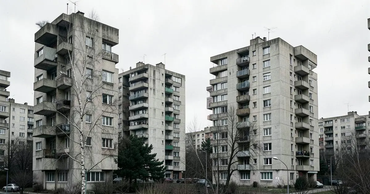 Immeubles collectifs des quartiers périphériques à Reims